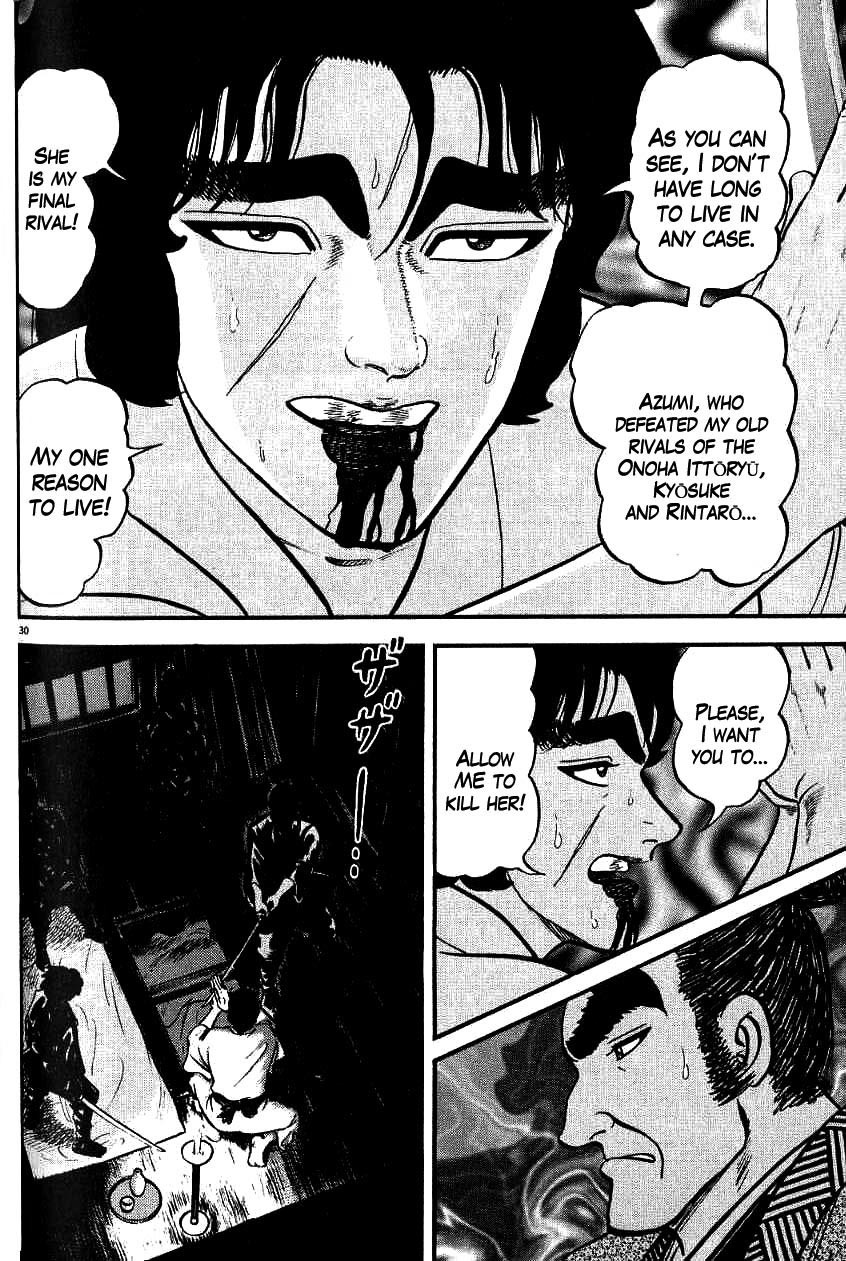 Azumi Chapter 100 page 30 - Chapter 100: Sakon's Tenacity