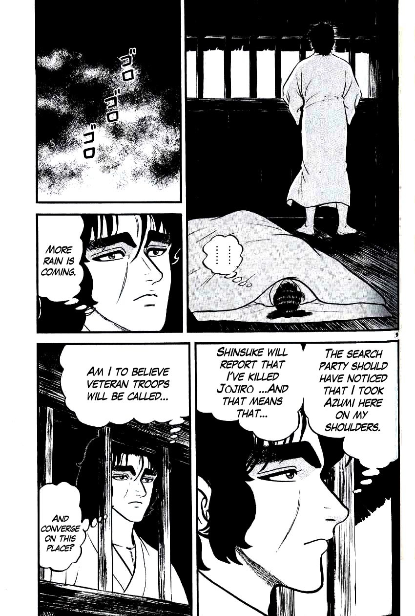 Azumi Chapter 100 page 9 - Chapter 100: Sakon's Tenacity