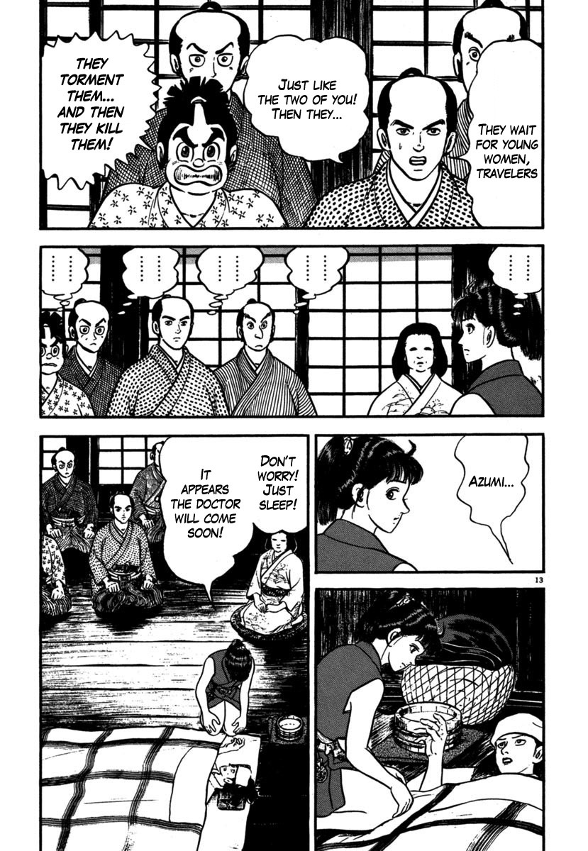 Azumi Chapter 107 page 13 - Chapter 107: Hiding in a Castle Town