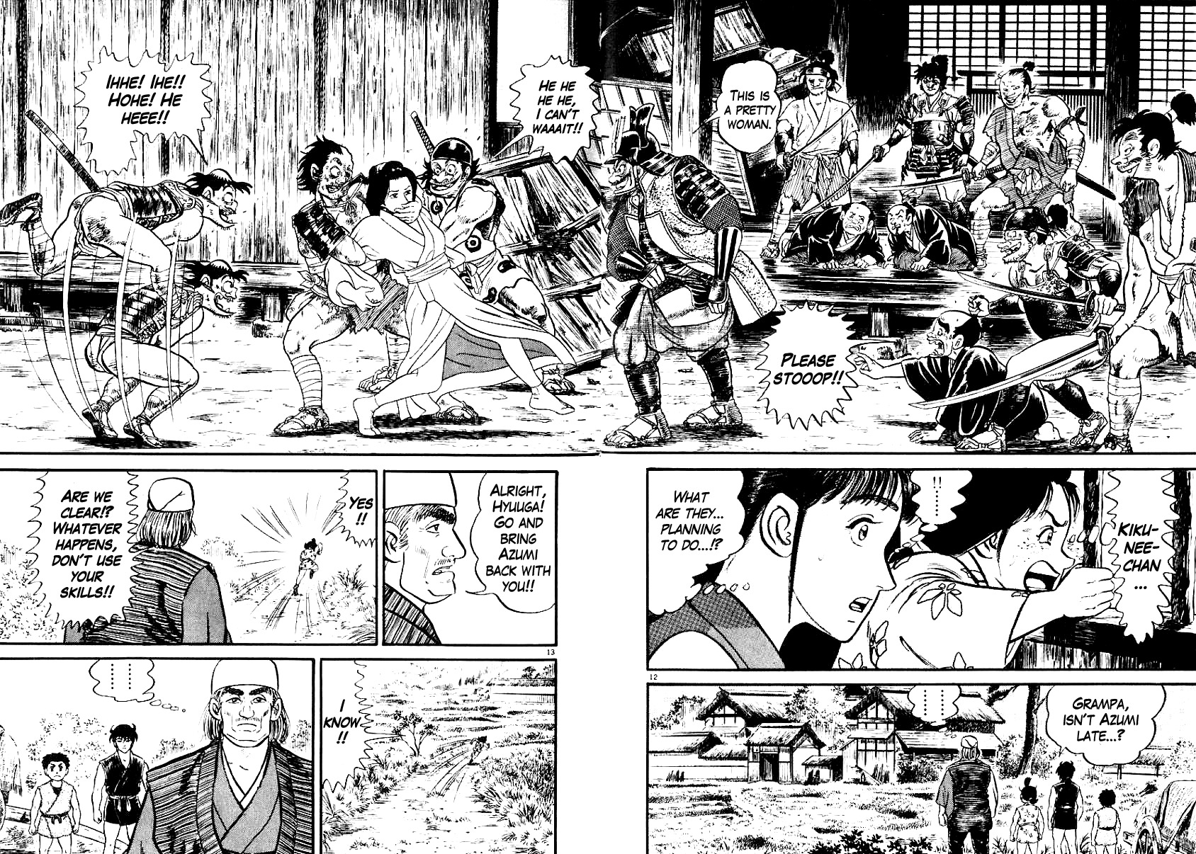 Azumi Chapter 13 page 10 - Chapter 13: Mountain Brigands