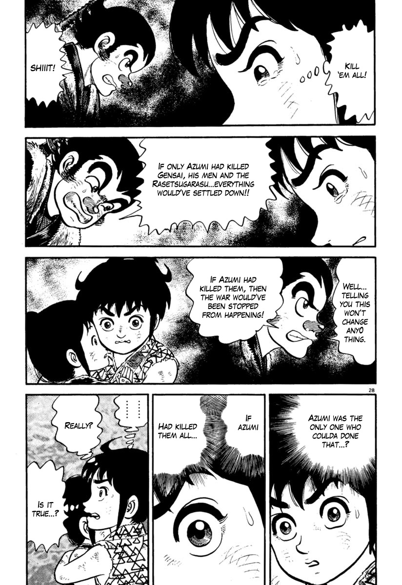 Azumi Chapter 157 page 28 - Chapter 157: The Rasetsu Attack