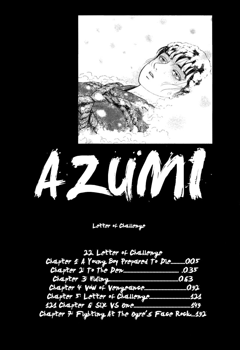 Azumi Chapter 158 page 4 - Chapter 158: A Young Boy Prepared to Die