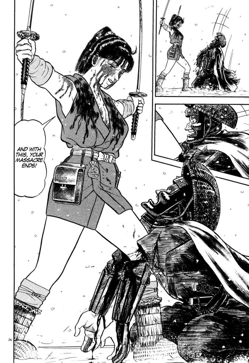 Azumi Chapter 164 page 26 - Chapter 164: Fight at the Ogre Face Rock