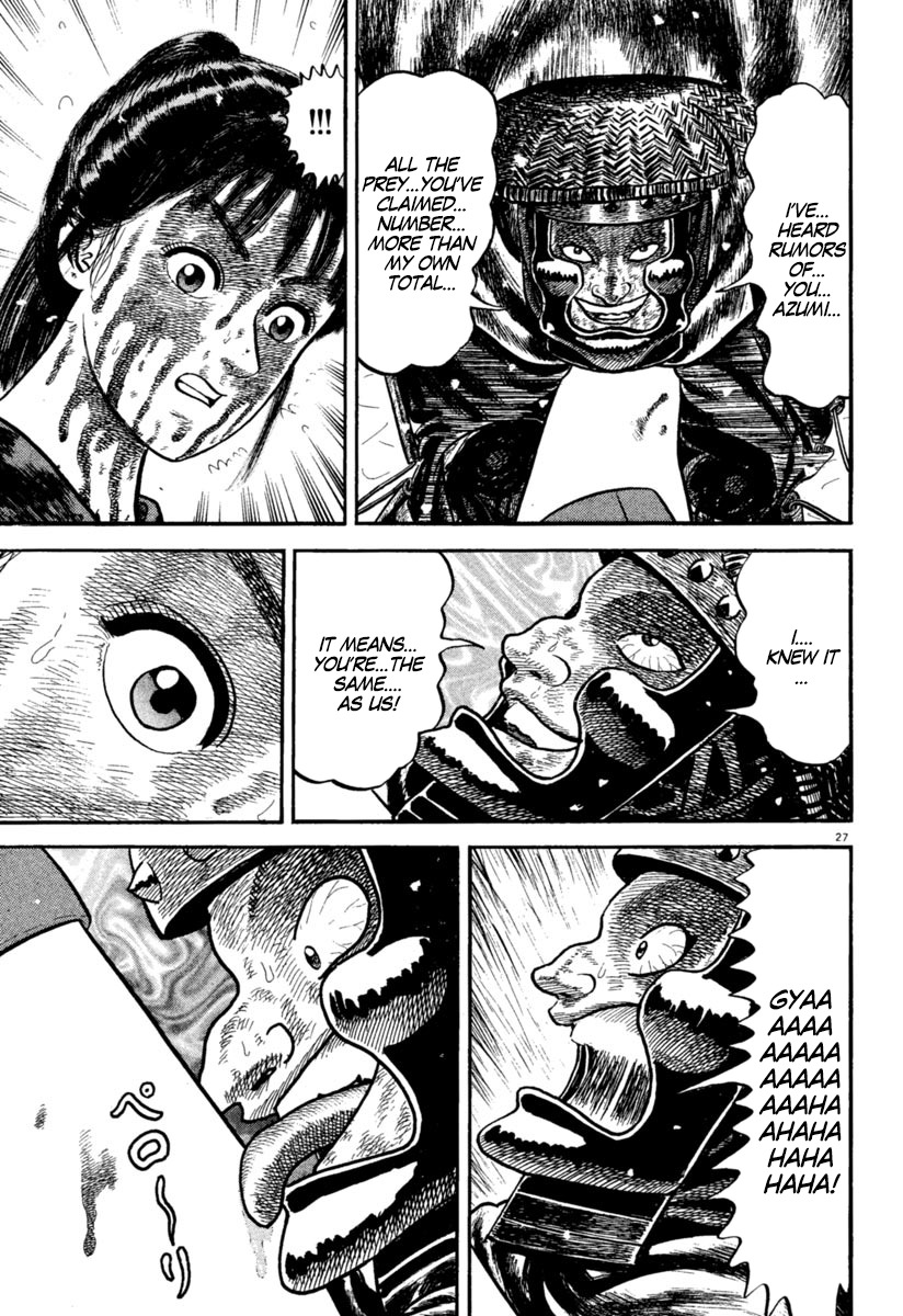Azumi Chapter 164 page 27 - Chapter 164: Fight at the Ogre Face Rock