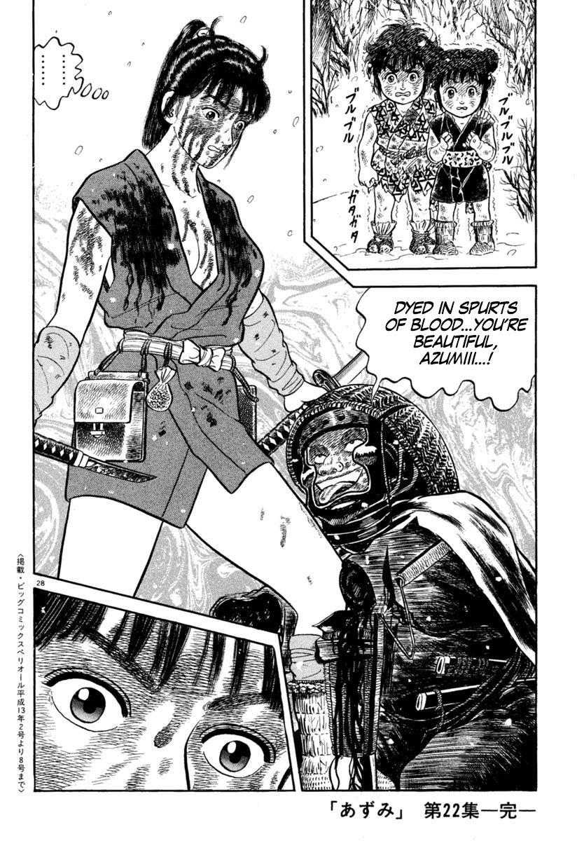 Azumi Chapter 164 page 28 - Chapter 164: Fight at the Ogre Face Rock