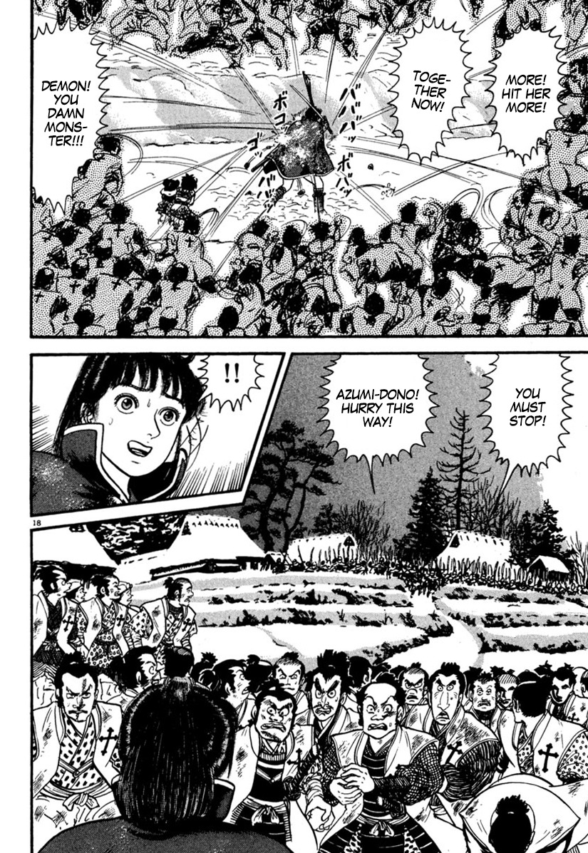 Azumi Chapter 170 page 18 - Chapter 170: The Snow and the Farewell