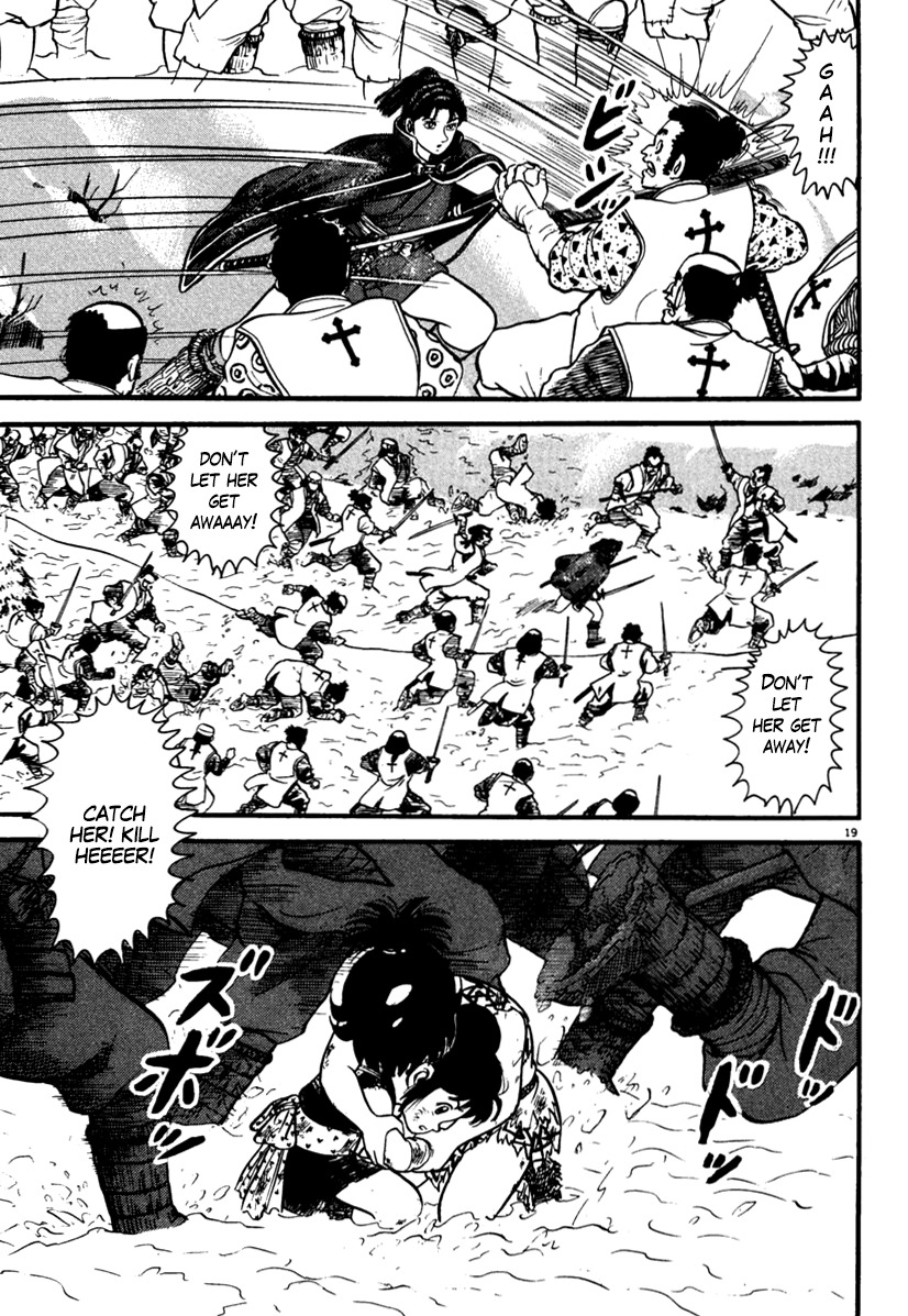 Azumi Chapter 170 page 19 - Chapter 170: The Snow and the Farewell