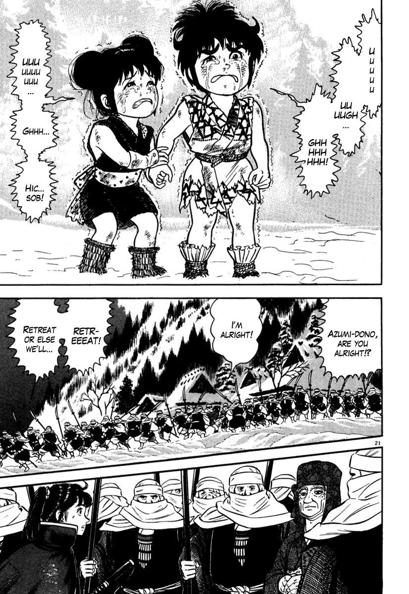 Azumi Chapter 170 page 21 - Chapter 170: The Snow and the Farewell