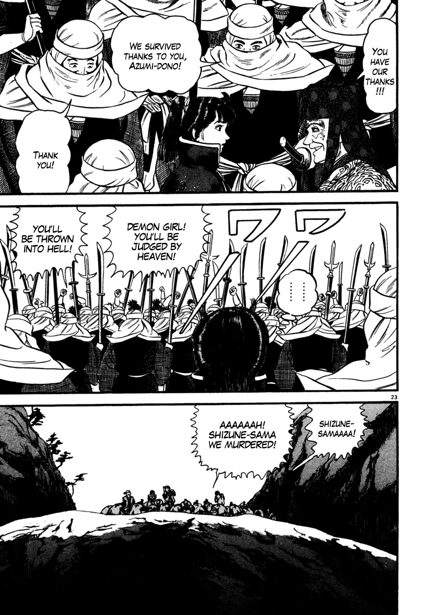 Azumi Chapter 170 page 23 - Chapter 170: The Snow and the Farewell