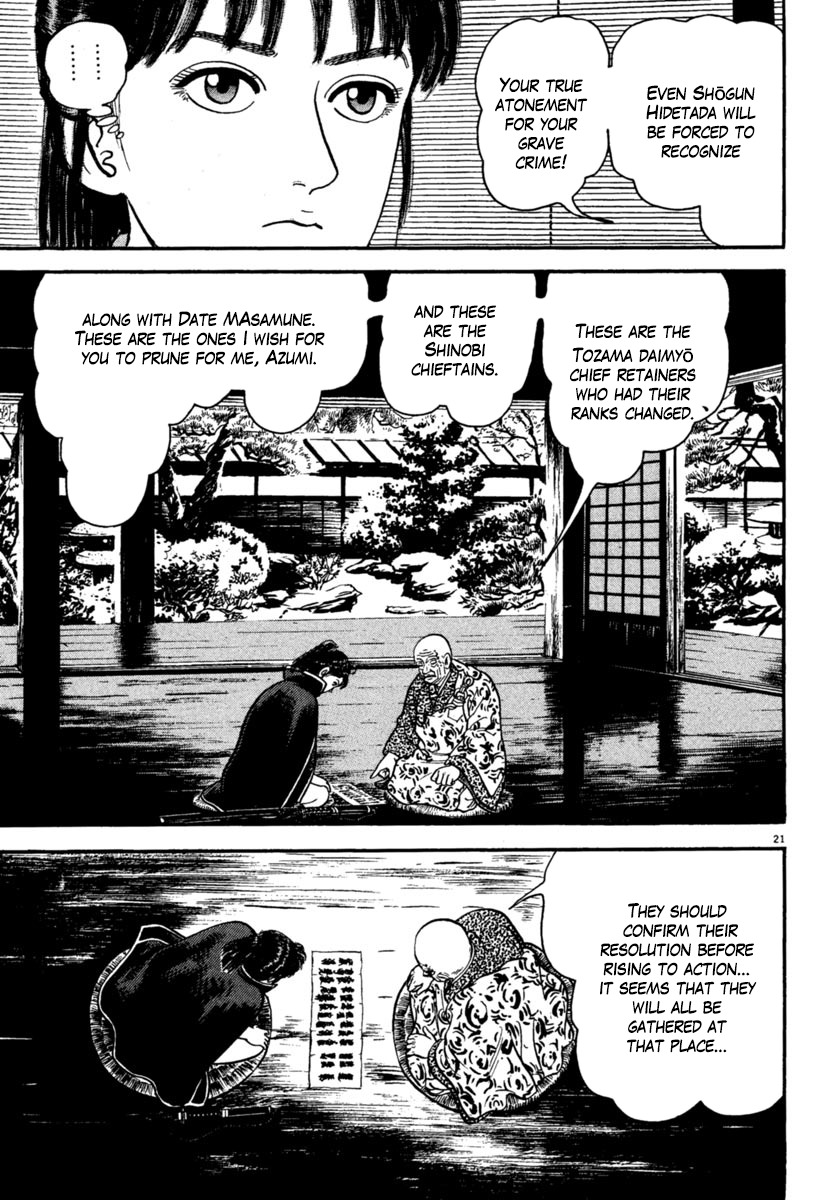 Azumi Chapter 171 page 21 - Chapter 171: Secret Orders