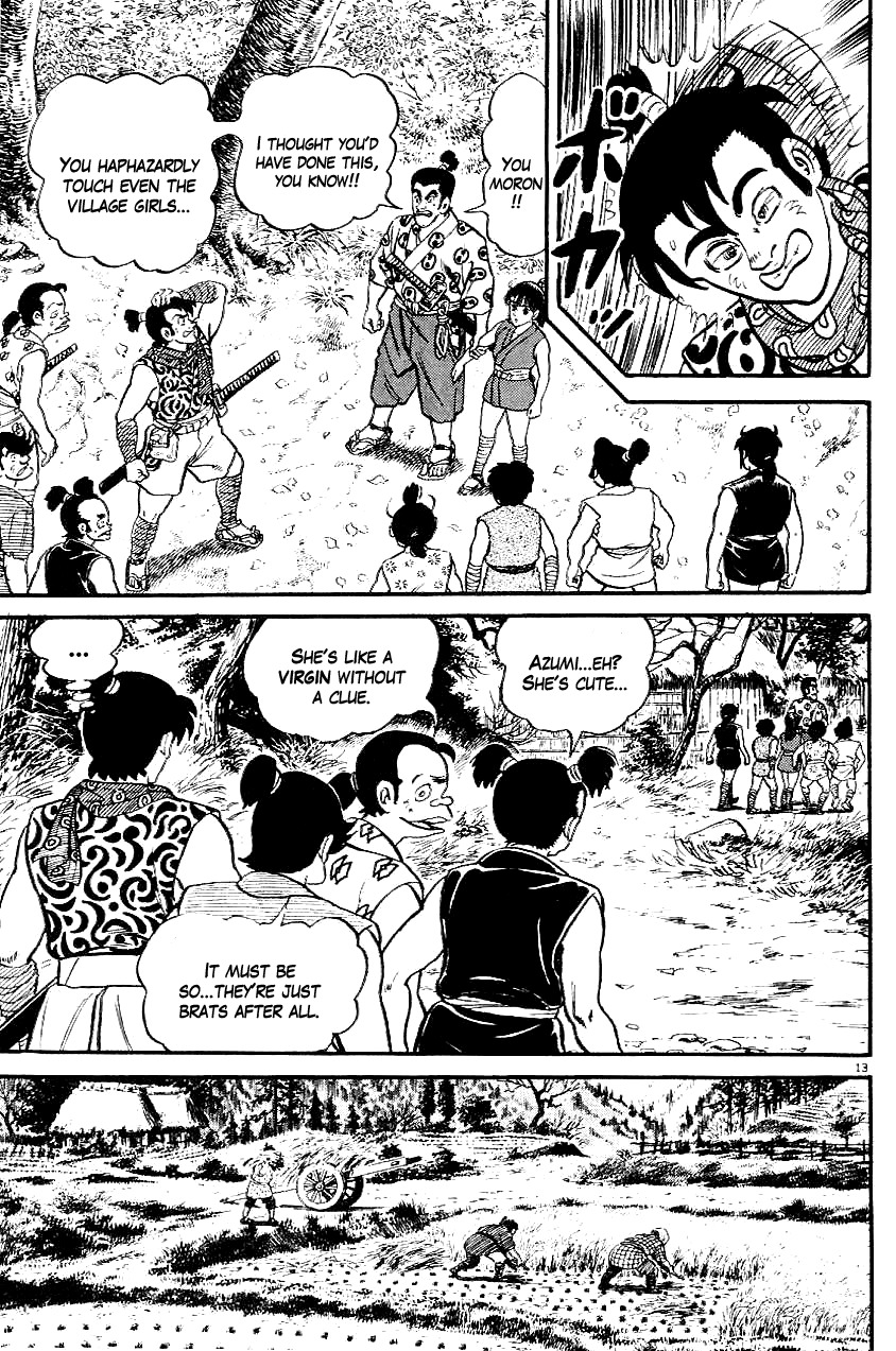 Azumi Chapter 2 page 13 - Chapter 2: The Innocent Maiden