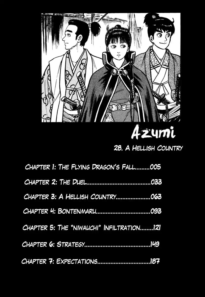 Azumi Chapter 200 page 4 - Chapter 200: The Flying Dragon's Fall