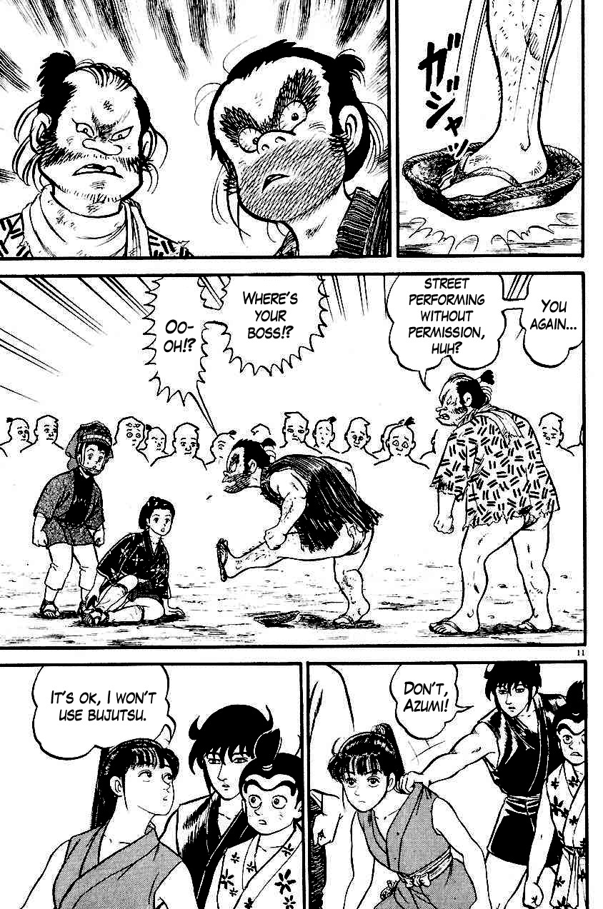 Azumi Chapter 21 page 11 - Chapter 21: The Three Sajiki Brothers