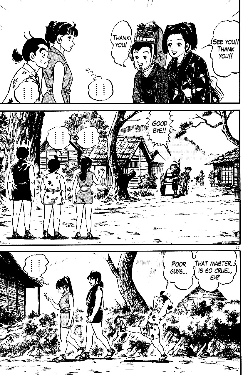 Azumi Chapter 21 page 17 - Chapter 21: The Three Sajiki Brothers
