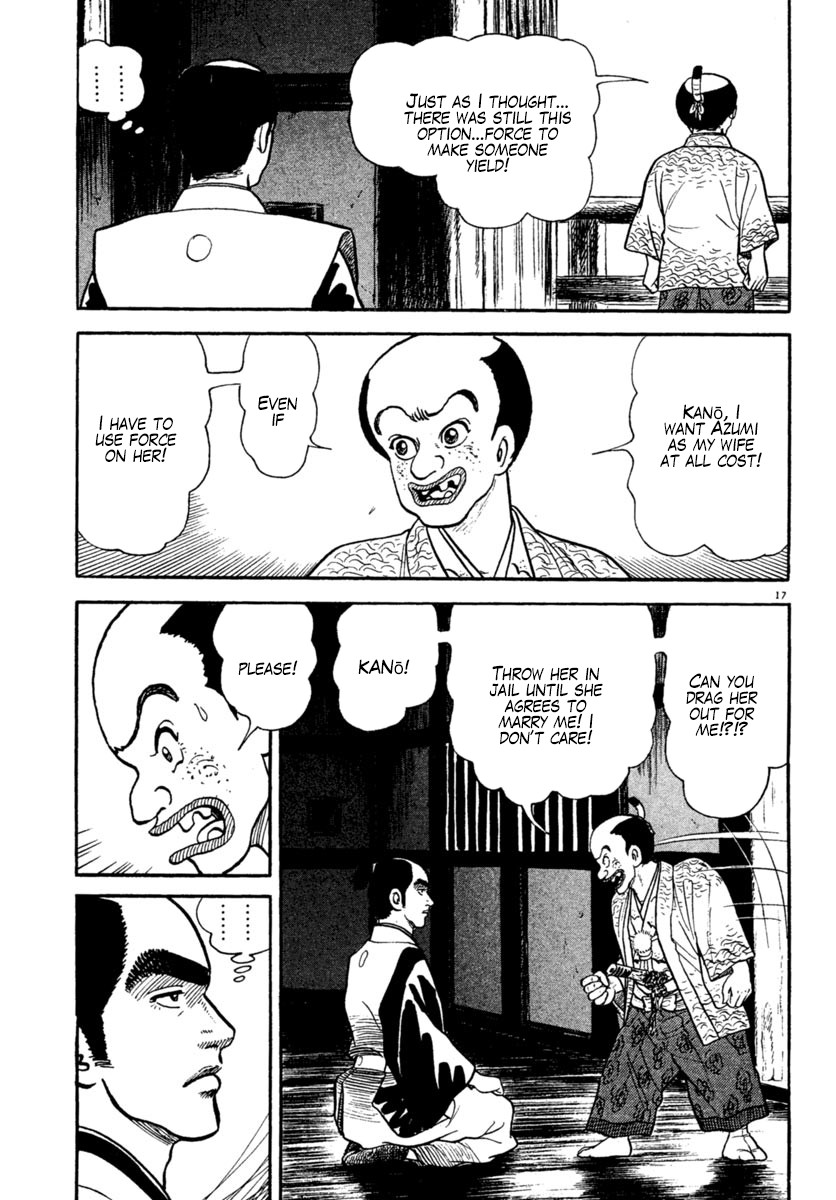 Azumi Chapter 222 page 17 - Chapter 222: Blades of Conspiracy