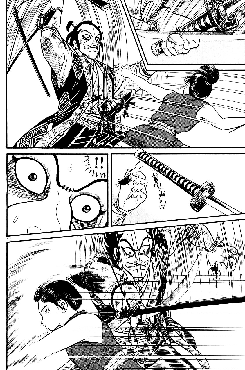 Azumi Chapter 24 page 18 - Chapter 24: Showdown with the Three Brothers