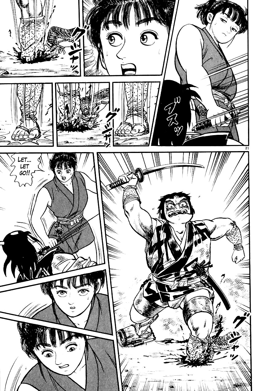 Azumi Chapter 24 page 21 - Chapter 24: Showdown with the Three Brothers