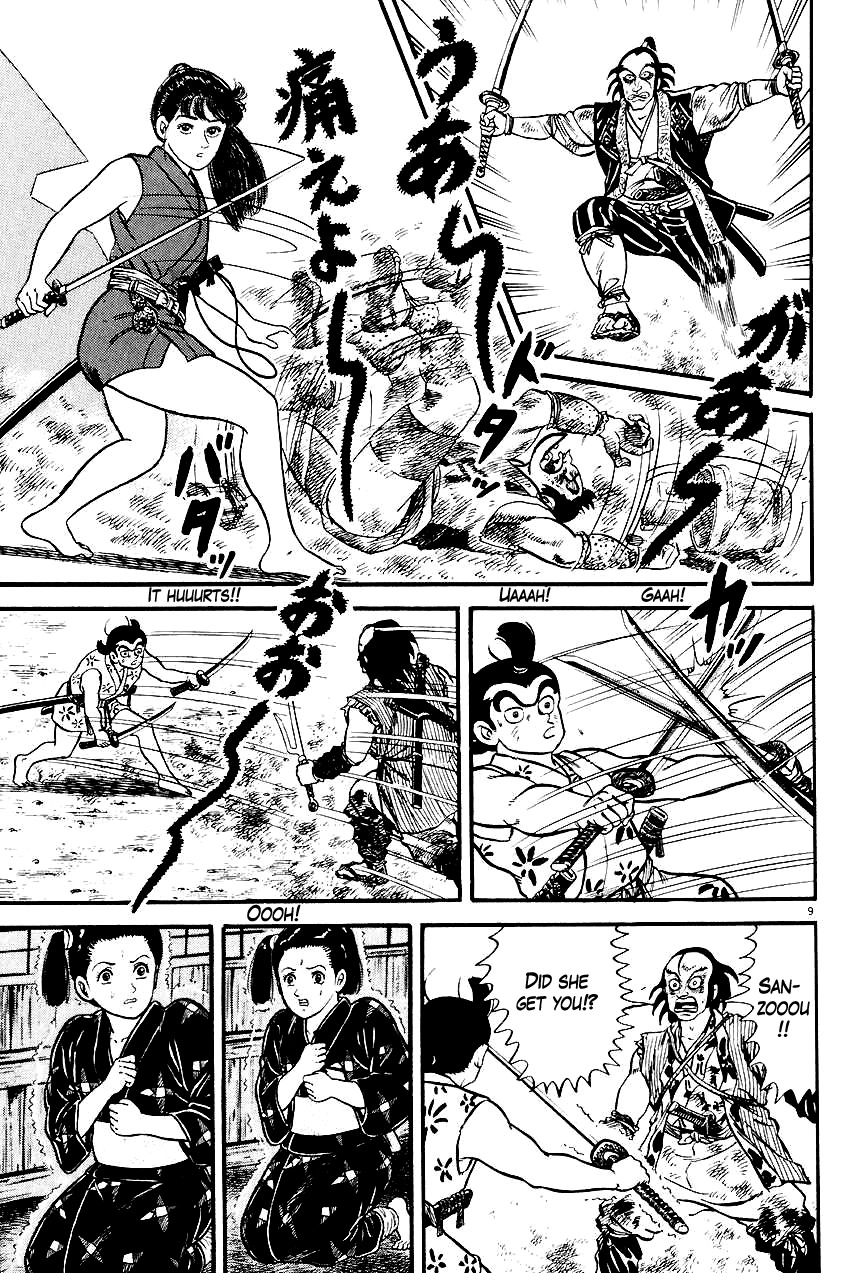 Azumi Chapter 24 page 9 - Chapter 24: Showdown with the Three Brothers