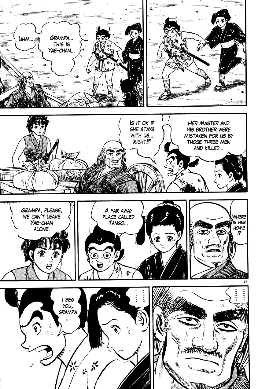 Azumi Chapter 25 page 15 - Chapter 25: Kanbee's Counterattack