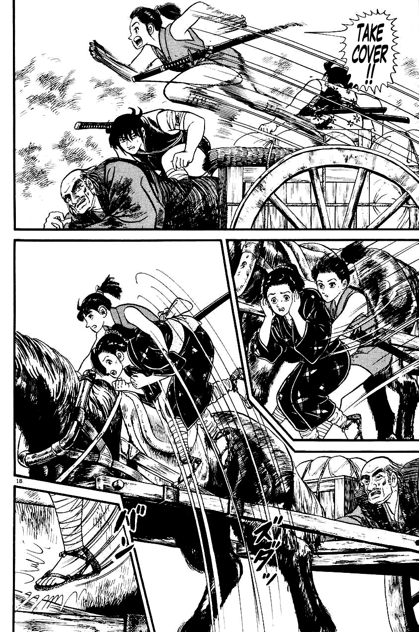 Azumi Chapter 25 page 18 - Chapter 25: Kanbee's Counterattack