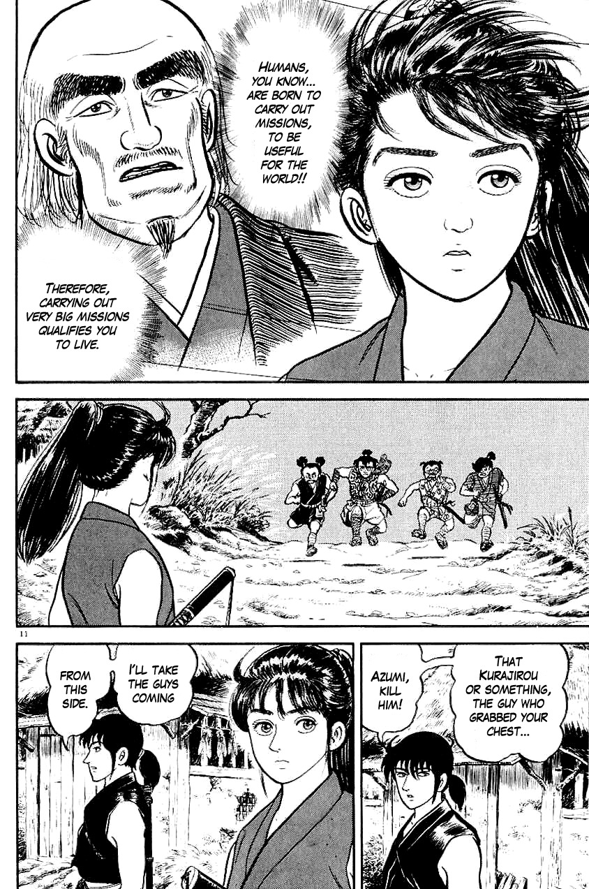 Azumi Chapter 3 page 11 - Chapter 3: Shimotani Village Annihilation