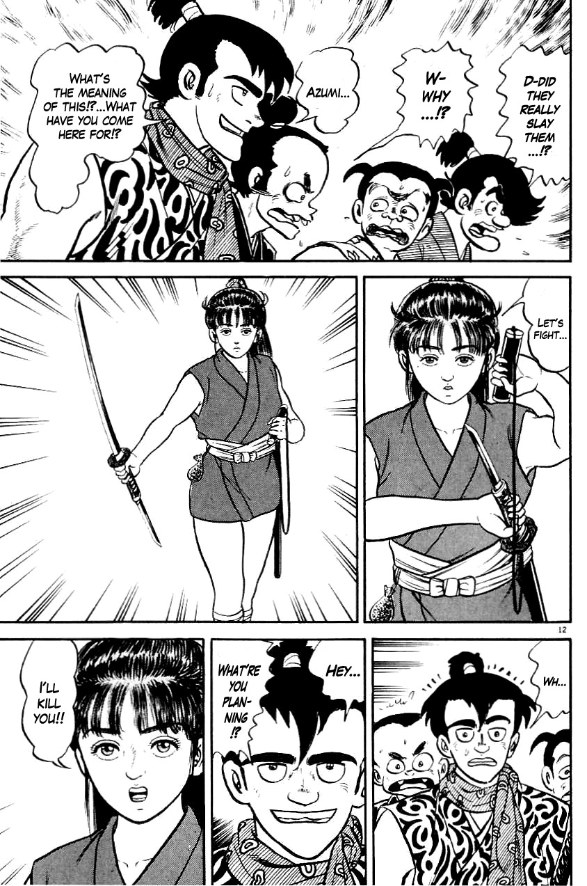 Azumi Chapter 3 page 12 - Chapter 3: Shimotani Village Annihilation