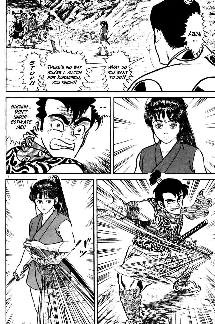 Azumi Chapter 3 page 15 - Chapter 3: Shimotani Village Annihilation