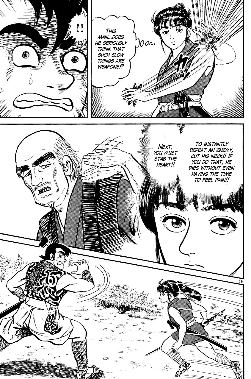 Azumi Chapter 3 page 16 - Chapter 3: Shimotani Village Annihilation