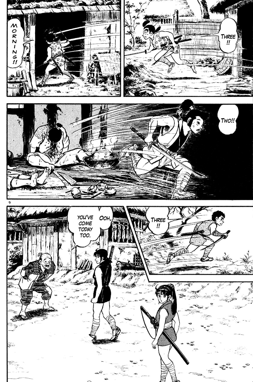 Azumi Chapter 3 page 9 - Chapter 3: Shimotani Village Annihilation