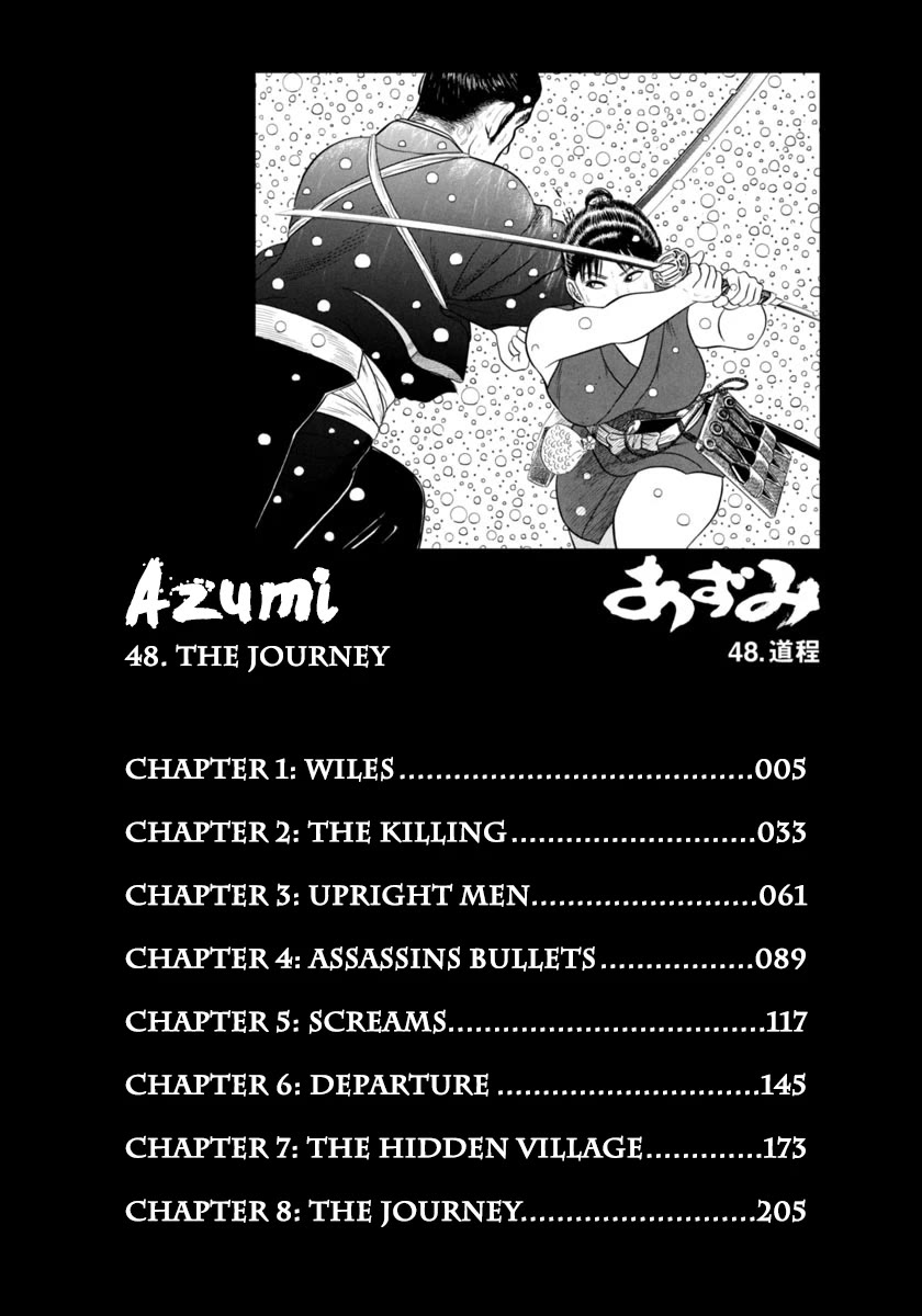 Azumi Chapter 342 page 3 - Chapter 342: Wiles (added missing page)