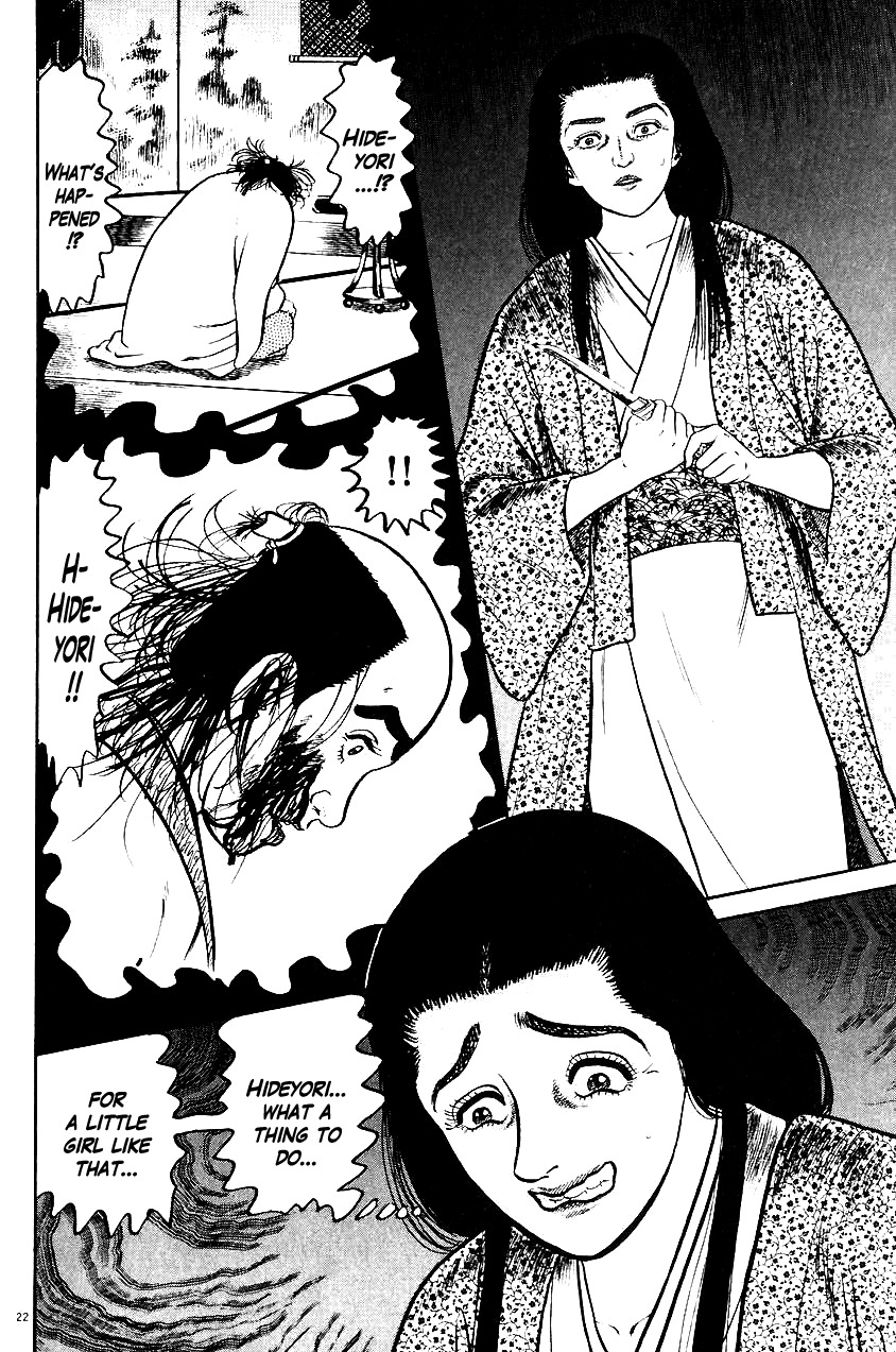 Azumi Chapter 35 page 22 - Chapter 35: Lady Yodo's Hatred
