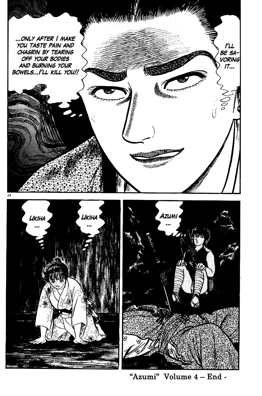 Azumi Chapter 35 page 24 - Chapter 35: Lady Yodo's Hatred
