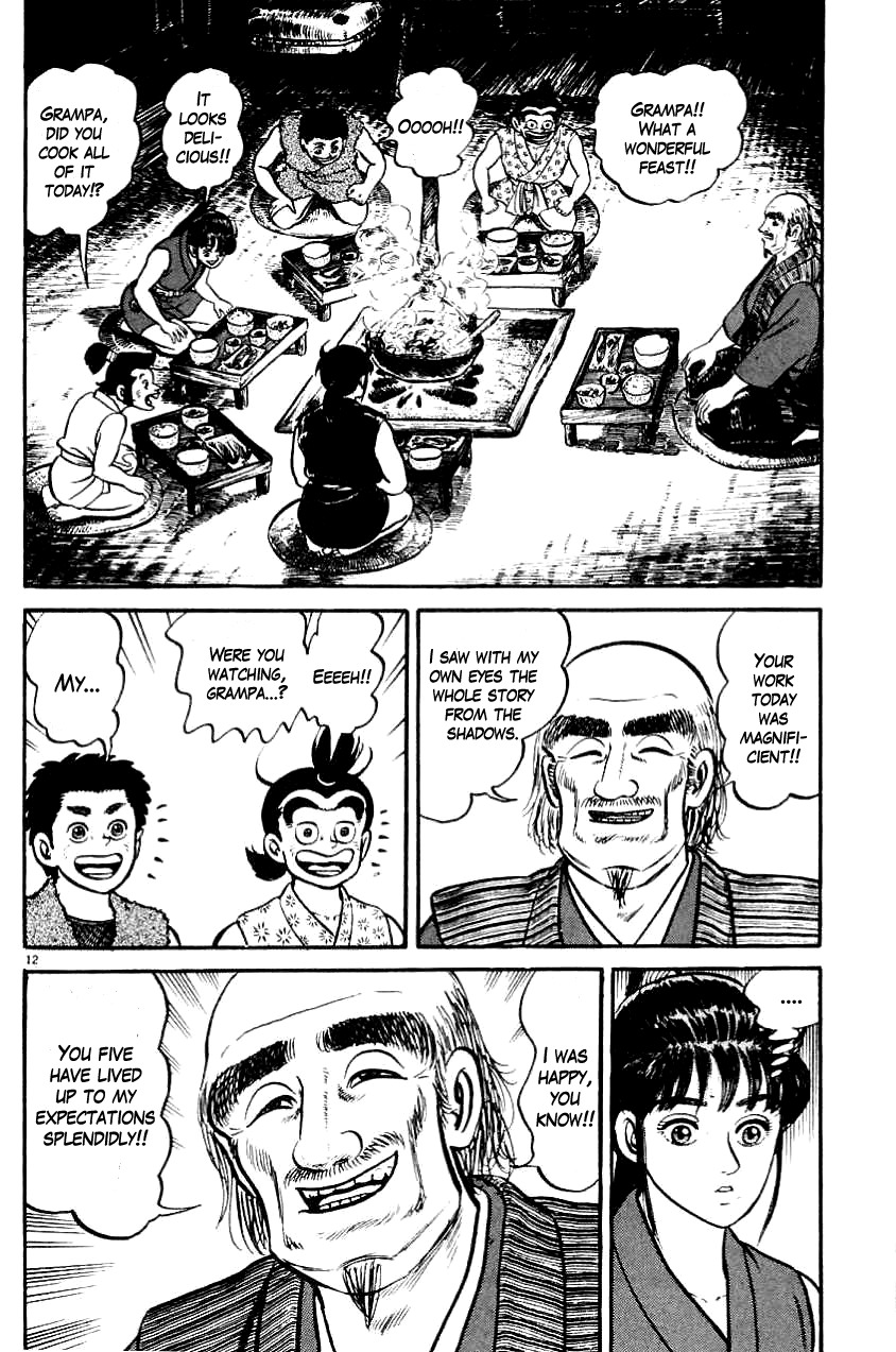 Azumi Chapter 4 page 12 - Chapter 4: The Innocents Slaughter