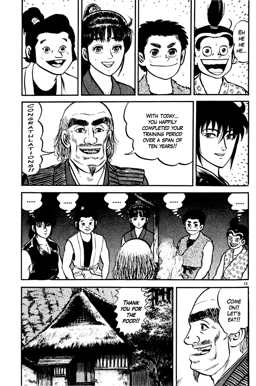 Azumi Chapter 4 page 13 - Chapter 4: The Innocents Slaughter