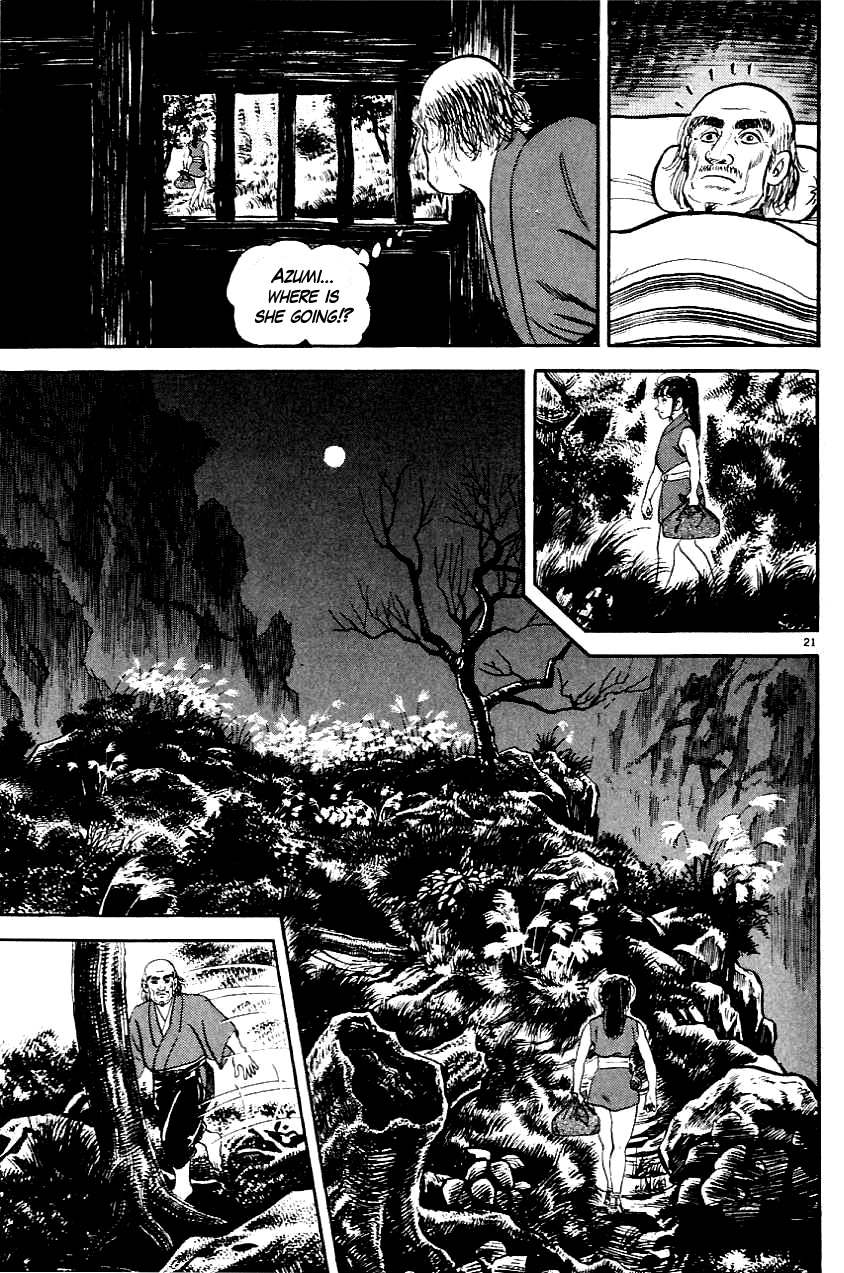 Azumi Chapter 4 page 21 - Chapter 4: The Innocents Slaughter