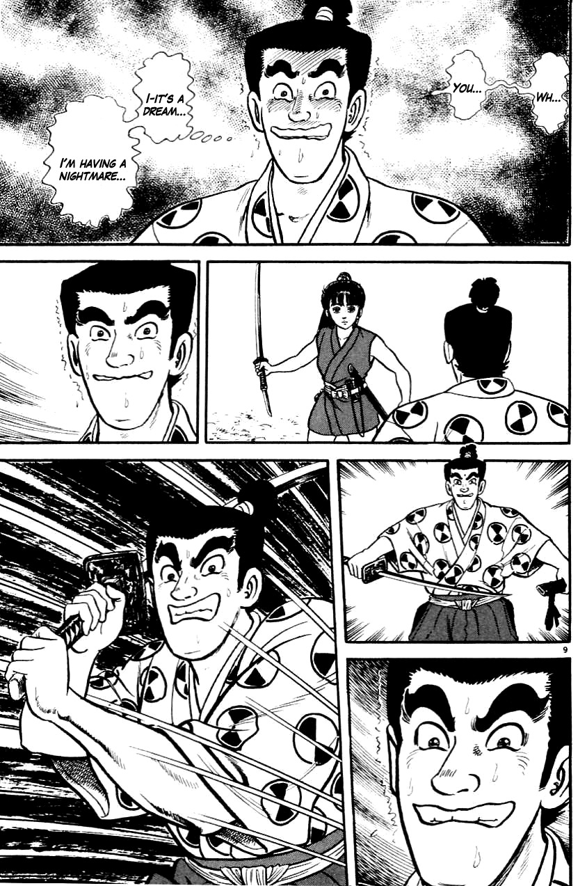 Azumi Chapter 4 page 9 - Chapter 4: The Innocents Slaughter