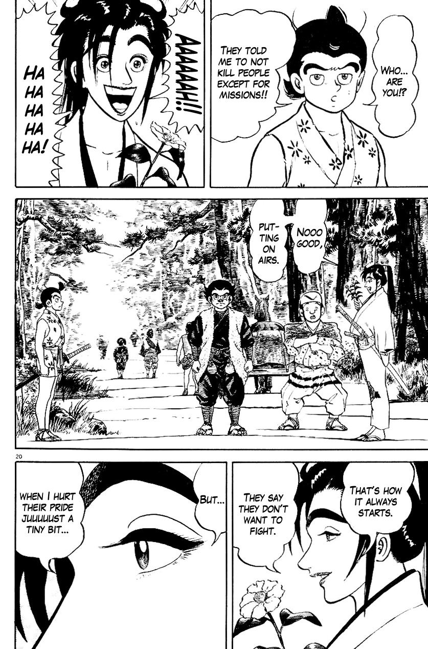 Azumi Chapter 42 page 20 - Chapter 42: The Handsome Fencer - Mogami Bijomaru