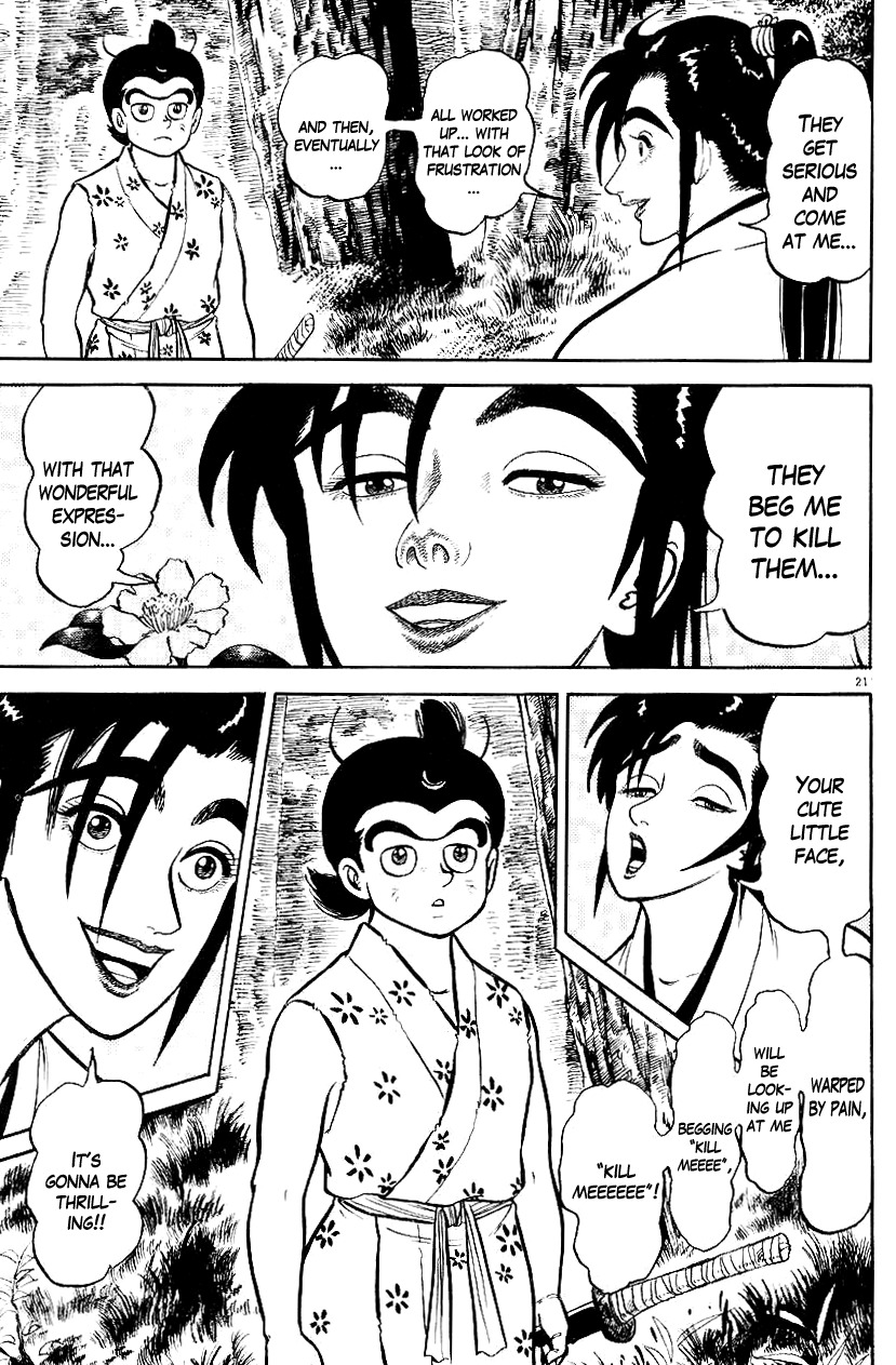 Azumi Chapter 42 page 21 - Chapter 42: The Handsome Fencer - Mogami Bijomaru