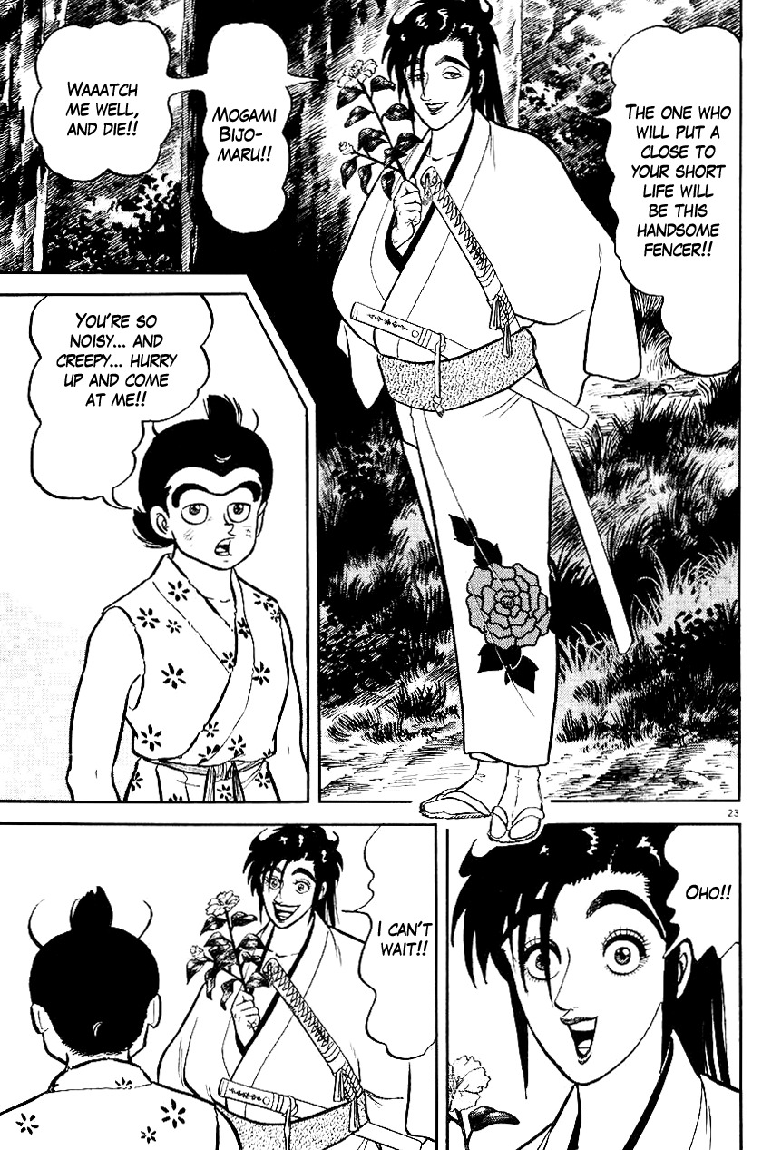 Azumi Chapter 42 page 23 - Chapter 42: The Handsome Fencer - Mogami Bijomaru