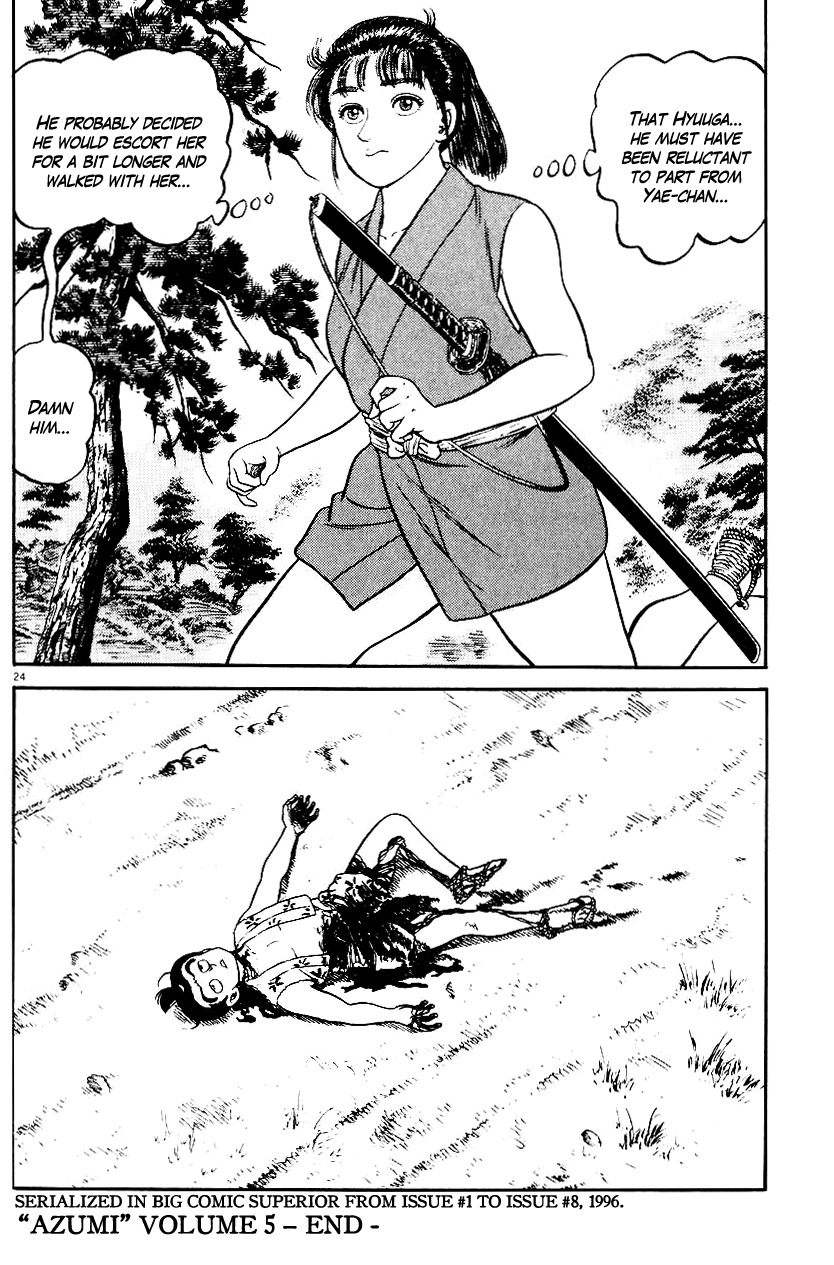 Azumi Chapter 43 page 23 - Chapter 43: Parting
