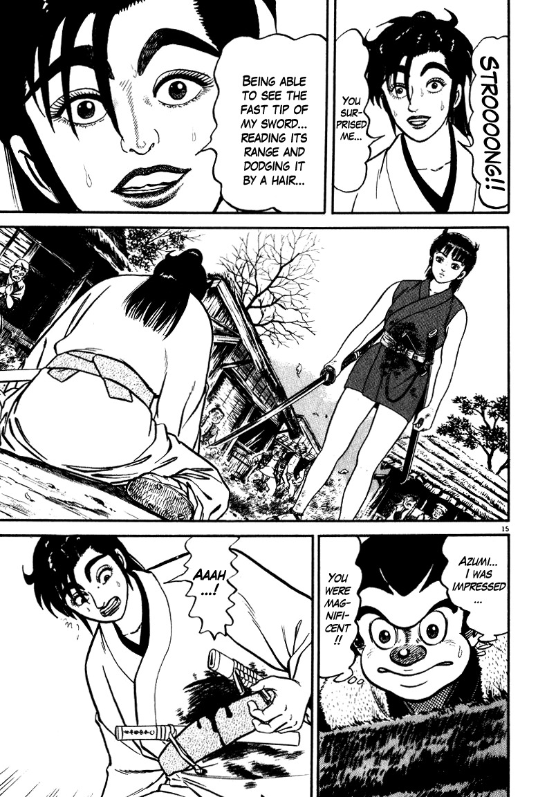 Azumi Chapter 46 page 15 - Chapter 46: Falling at the Post Town...