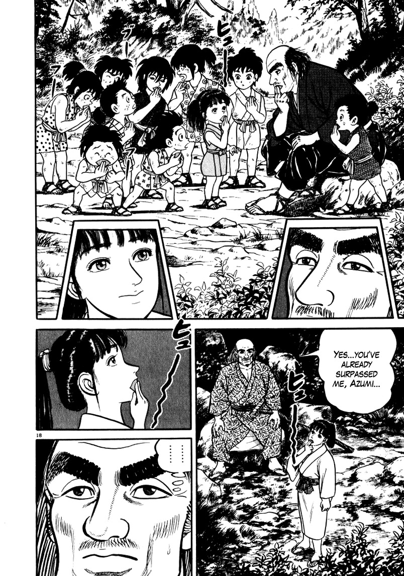 Azumi Chapter 59 page 18 - Chapter 59: The Reed Pipes and the Cloak