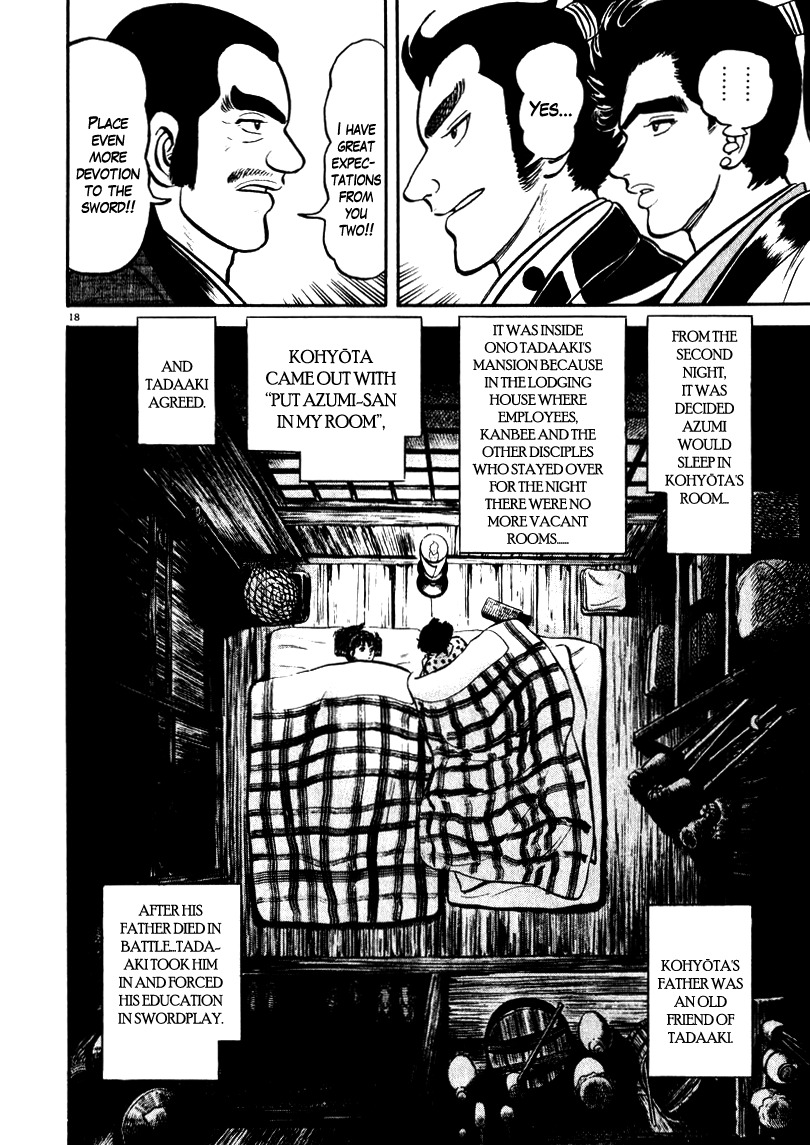 Azumi Chapter 66 page 18 - Chapter 66: Falconry and Overnight