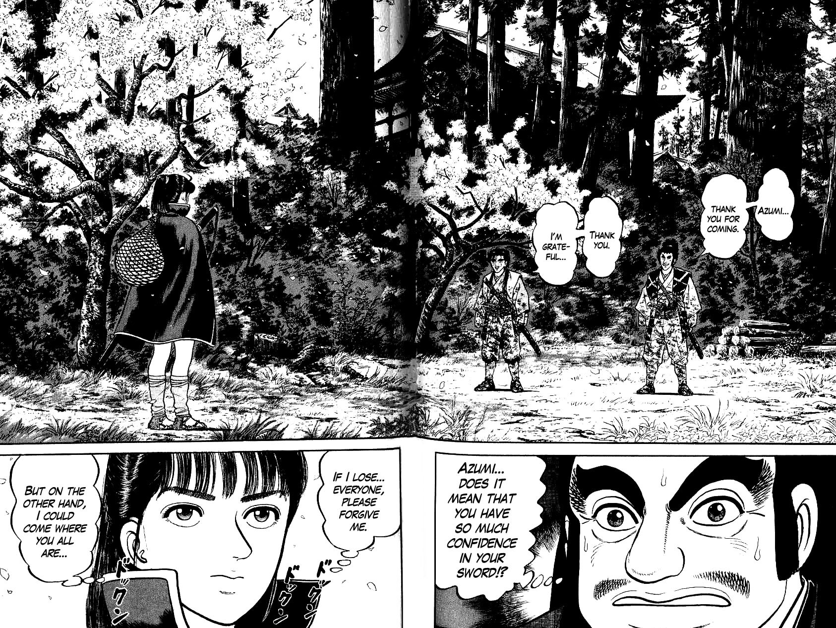 Azumi Chapter 73 page 28 - Chapter 73: The Fencers and the Assassin