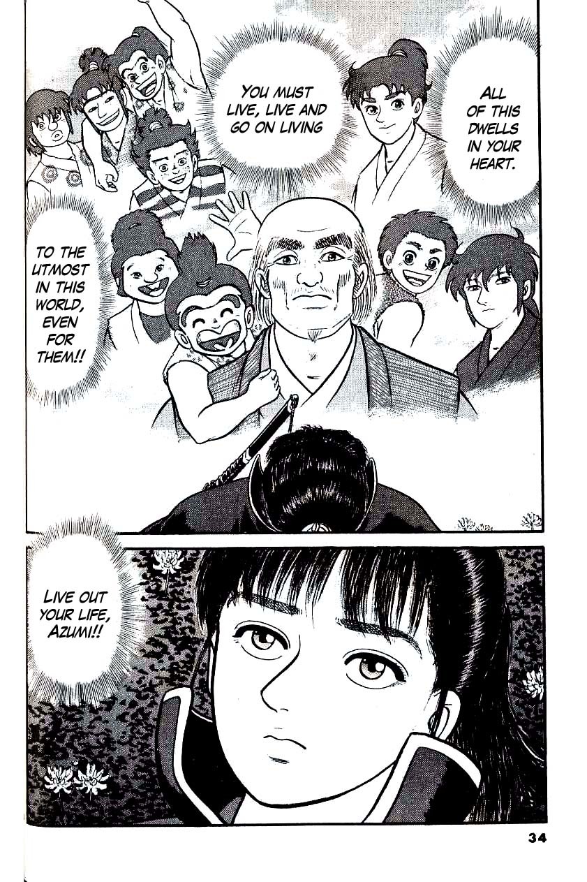Azumi Chapter 75 page 35 - Chapter 75: Farewell