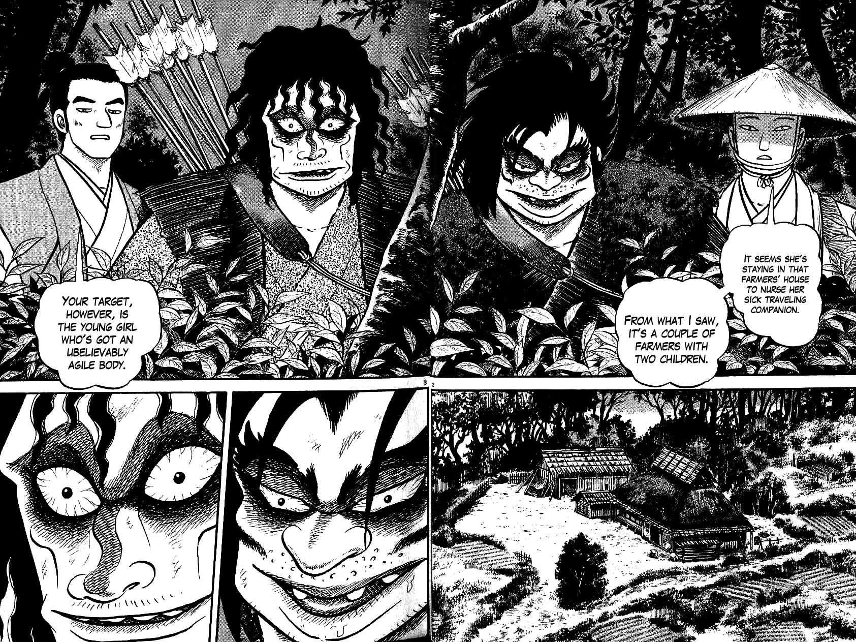 Azumi Chapter 81 page 7 - Chapter 81: The Exploding Arrows Attack