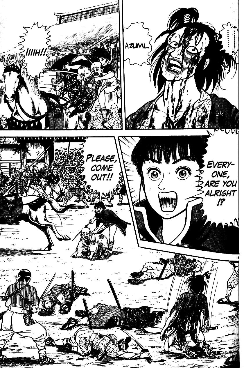 Azumi Chapter 91 page 15 - Chapter 91: Kinkaku Roars!!