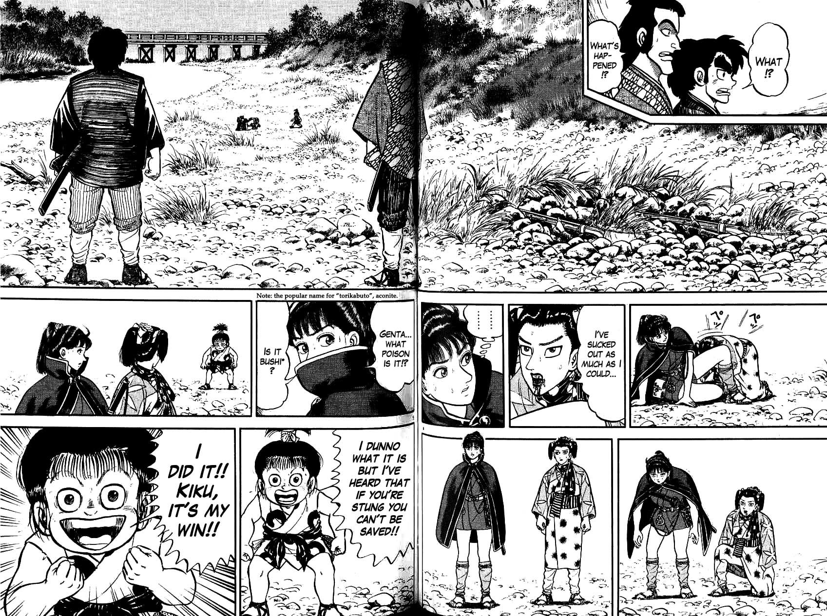 Azumi Chapter 99 page 4 - Chapter 99: The Poisoned Dart Repercussion