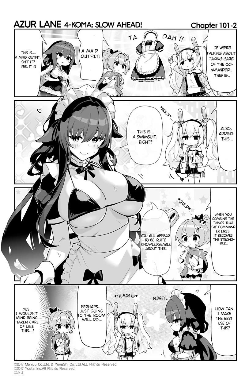 Azur Lane 4-koma: Slow Ahead Chapter 101 page 2 - Chapter 101
