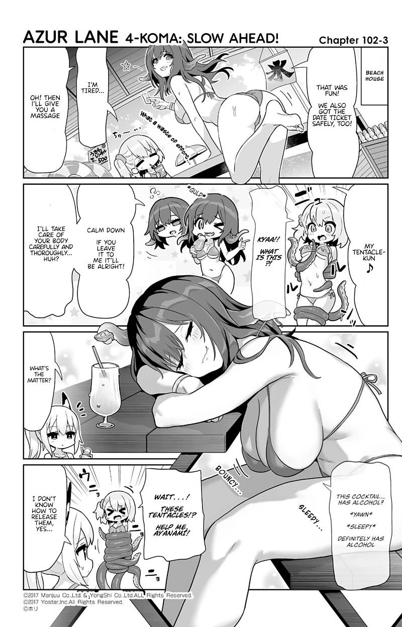 Azur Lane 4-koma: Slow Ahead Chapter 102 page 3 - Chapter 102: Royal Fortune